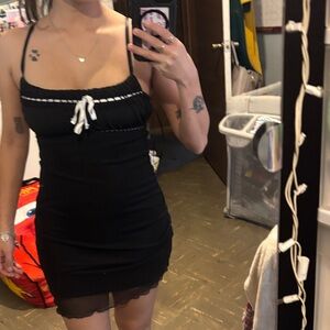 Urban Heritage Black and White Mini Dress